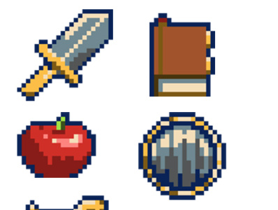 pixel_props 1 8bit game props pixel art