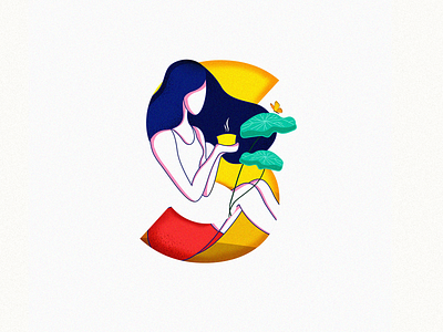 S 2 36daysoftype coffee colorful design fresh hello dribbble illustration invites minimal morning staysafe