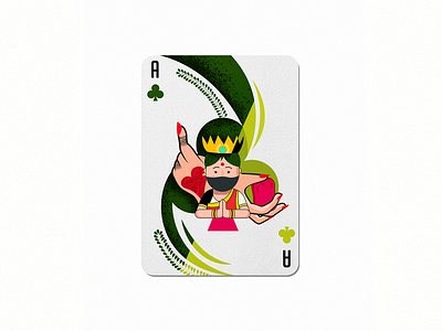 1 36daysoftype club colorful design dribbble illustration im designs indian playing cards