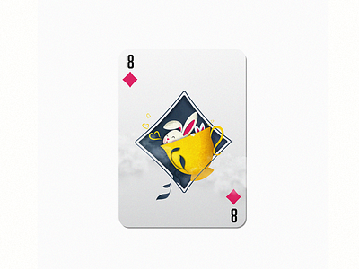 8 36daysoftype animal colorful design diamond dribbble illustration im designs merchandise playing card red series spread love