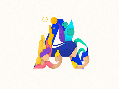 A a letter branding dribbble flat design illustration im designs minimal