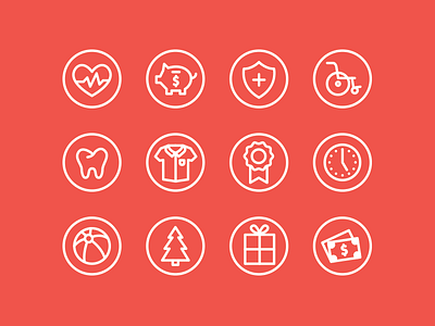 Employee Benefit Icons