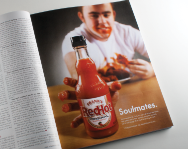 Frank's Red Hot Ad ad franks magazine redhot soulmates wings