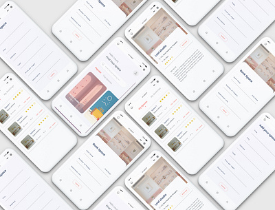 Airspace mini program mockups app ui