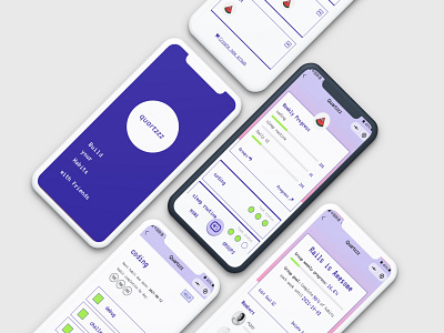 Quartzzz Habit Tracking & Sharing App app ui ux