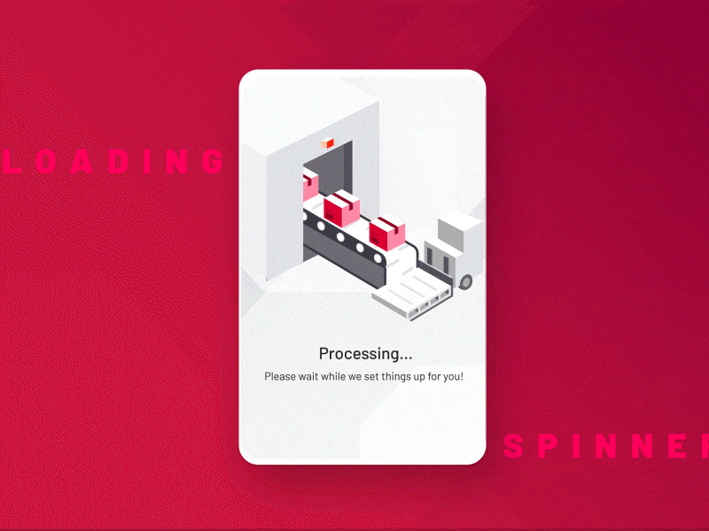 Loading spinner boxes animation 3d animation branding design graphic design illustration interaction layout mobile motion graphics ui ux web website