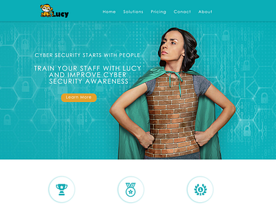 Lucy Web Design design graphic design landing landing page page ui web design