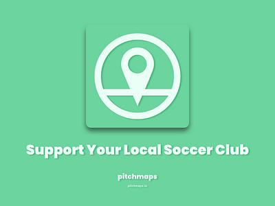 Pitchmaps branding design logo soccer ui