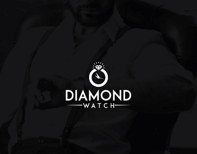 Diamond Watch app branding design diamond watch graphic design icon illustration logo vector