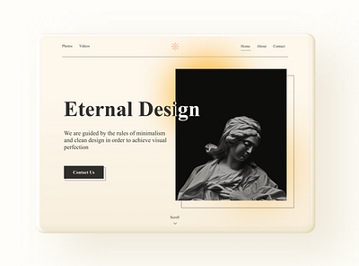 Eternal Design | Web Design animation artistic design design inspiration figma inspiration motion design ui ui design uiux user interface design web design website website design