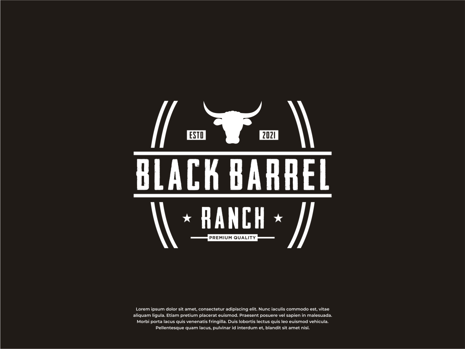 black barrel logo design vintage style by Anelya15 on Dribbble