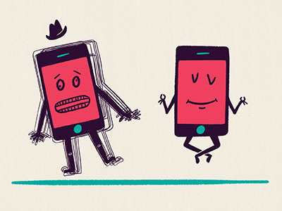 Phone Zen cellphone drawing illustration iphone