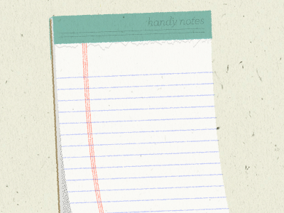 Notepad illustration infographic paper