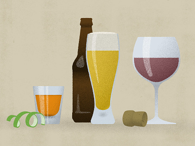 Boozy alcohol beer booze design digital illustration drink drinking illustration infographic shots texture textures vector wine