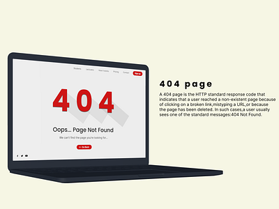 Page Not Found daily ui ui ui challenge ux