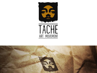 TACHE ART MOVEMENT branding design ill illustration logo painting vector