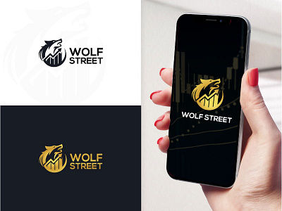 wolf trading logo abstract animal logo bank business company creative finance logo modern wolf wolf financial logo wolf logo wolf trading logo wolf head vector wolf illustration