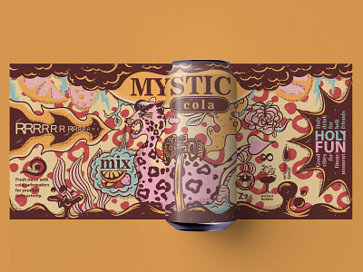 Canned Drink Label Design