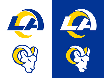 Reworked LA Rams Logo