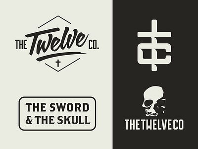 The Twelve Co branding christian christian design cross crucifix design hat design illustration logo merch design modern the twelve co typography
