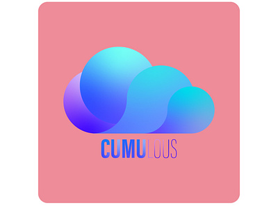 Cumulous branding cloud design graphic design icon illustration logo service storage typography vector