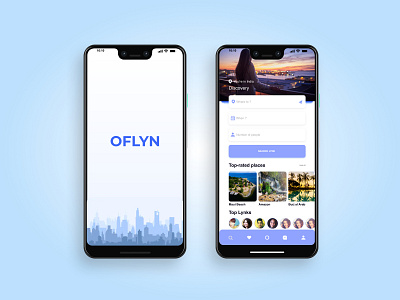 OfLyn App Design branding design local oflyn social ui ui design uiux ux uxdesign vector xd xd design