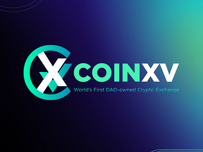 COINXV branding crypto illustrator logo