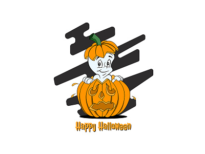 Happy Halloween 👻👶🎃 design graphic halloween halloween design illustration illustrator logo social vector