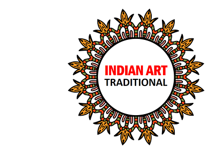 IndianArt Traditional Logo digitalartist indianart indianarttraditional indiandigitalartist ipadart madhubani procreate