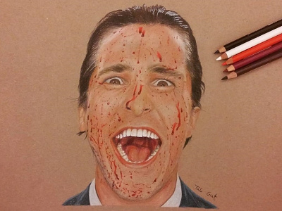 American psycho - Realistic pencil drawing