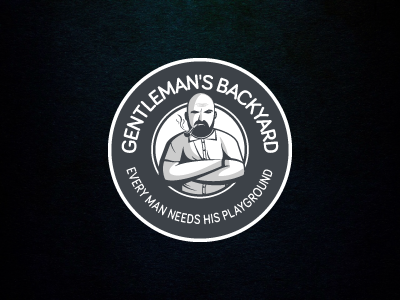 Logo for gentleman's backyard