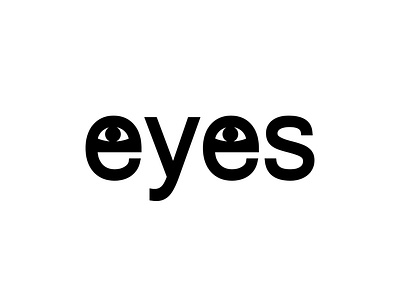 Eyes design graphic design illustration logo typography vector
