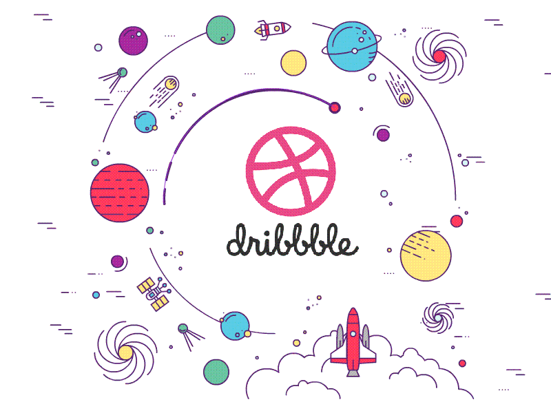 Dribbble First Shot animation first shot hello dribbble