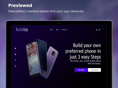 BuildUp graphic design phone