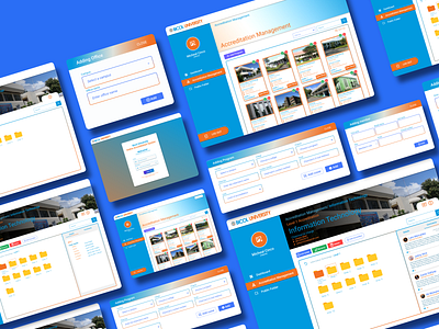 Online Accreditation System graphic design ui ui design