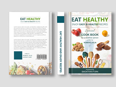 Book Cover Design book cover book cover design branding card design graphic design illustration logo magazine design recipe book cover vector