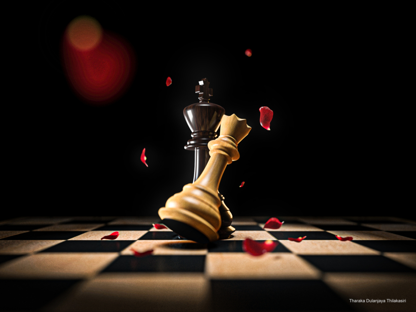 Tumbling Chess Knight In 3d Background, Chess King, Checkmate