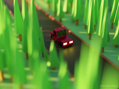 A Beautiful Journey - Low Poly 3D Animation