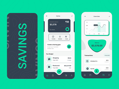 Fintech APP animation app bank calcualation fintech fintechapp graphic design logo savings ui ux