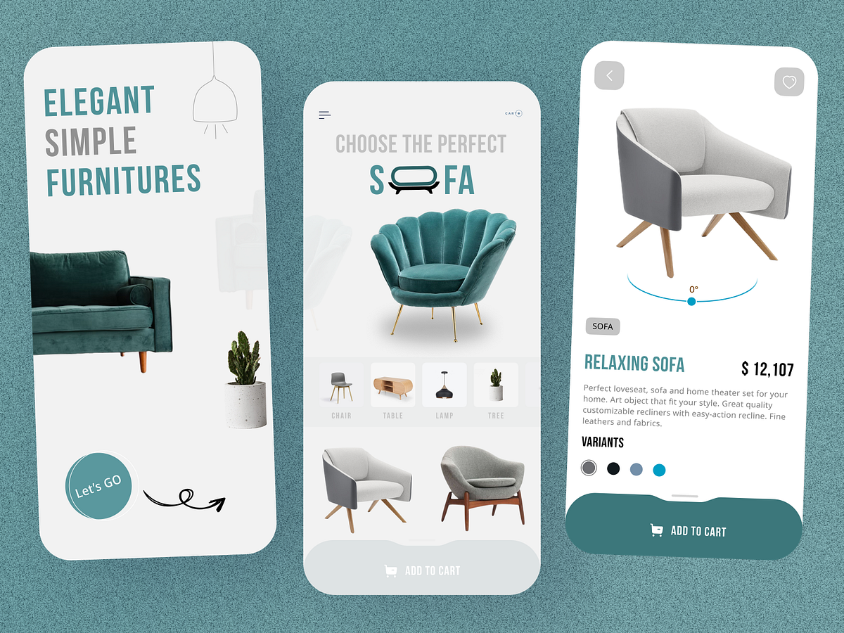 Home Furniture App by Razin hasnat on Dribbble