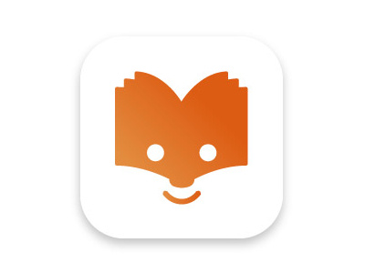 Book App Icon app book books face icon logo orange