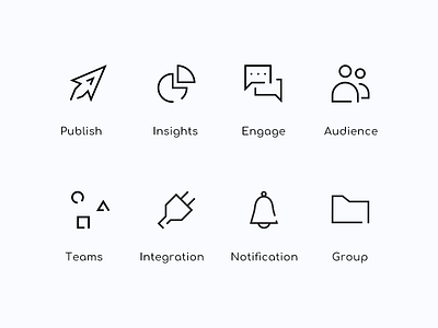 Solution Icons analytics branding icon iconography iconset solution vector