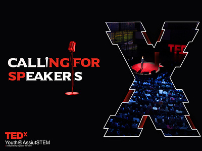 Tedx speakers post ! creative dark design graphic design media red social media speakers talk