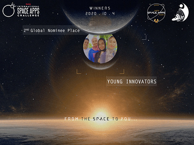 Nasa space apps Assiut 2nd place !! competetition creative dark design egypt graphic design media nasa nasa space apps night planet social media space stars team