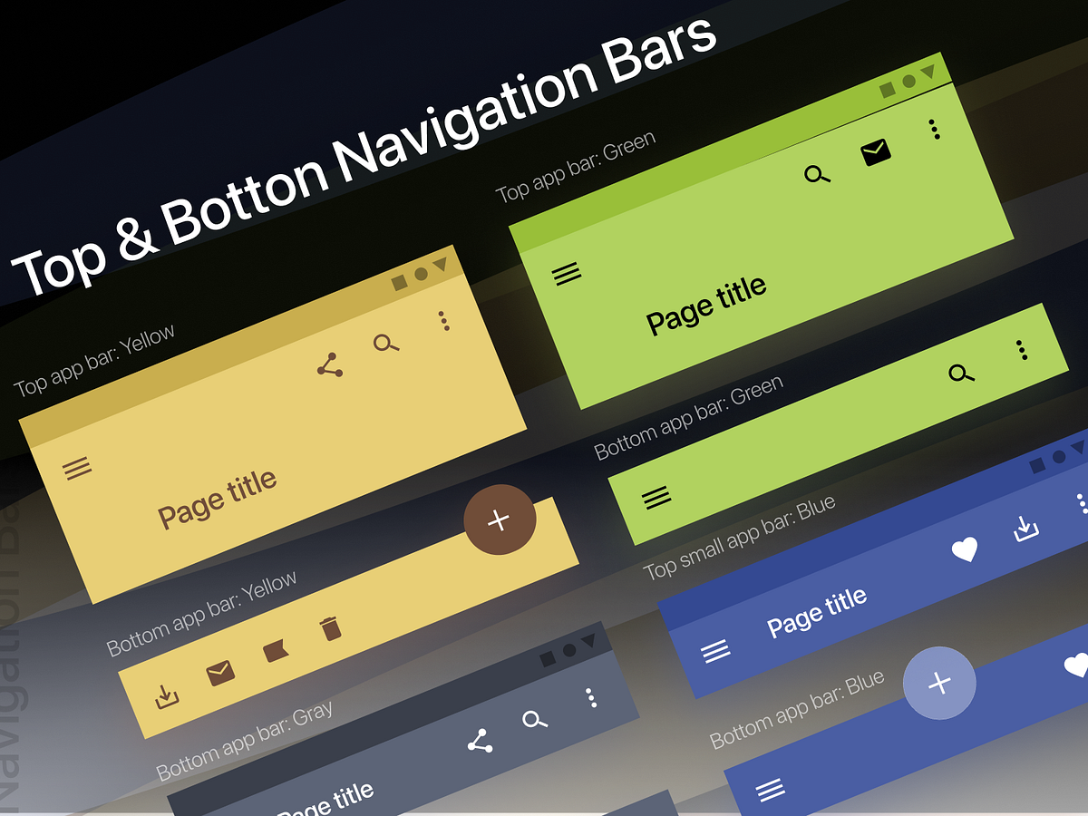 Top Bar designs, themes, templates and downloadable graphic elements on Dribbble
