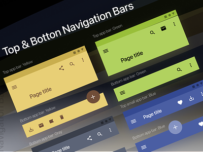 Top & Botton Navigation Bars
