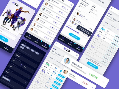2nd android app design bets ios nba nfl nhl novig sport sport app