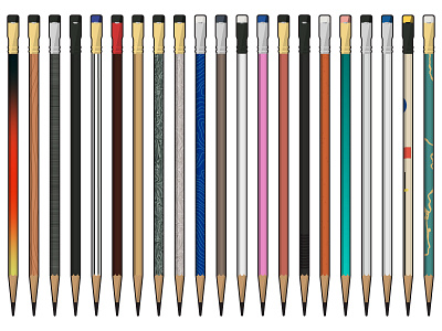 Blackwing Pencils blackwings illustration illustrator pencils