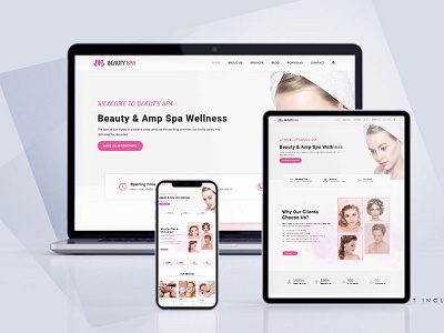 Beauty Website Design | Salon | Spa beaty website beauty salon salon booking website salon website spa website web design web development
