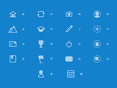 Alta Ipsum Icons app design education icon set iconography icons